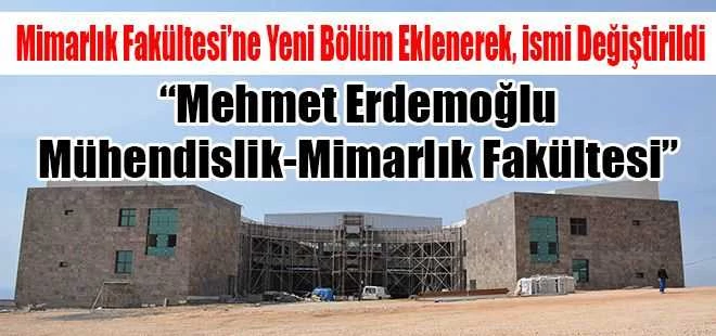 Mehmet Erdemoğlu Mühendislik-Mimarlık Fakültesi