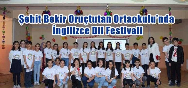 Şehit Bekir Oruçtutan Ortaokulu’nda İngilizce Dil Festivali
