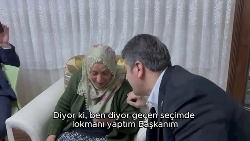 İmamoğlu’nun mitingine Adıyamanlı Teyze’nin 