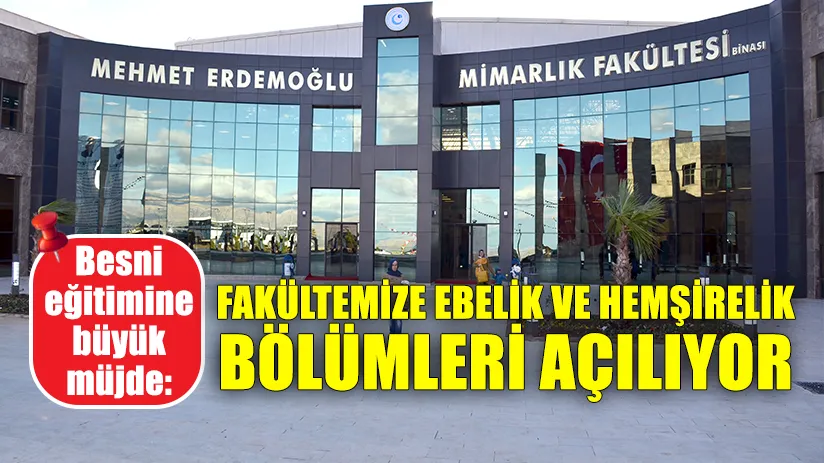 FAKÜLTEMİZE İKİ ÖNEMLİ BÖLÜM AÇILDI