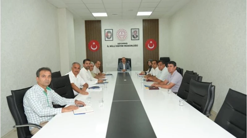 Adıyaman’da İl Milli Eğitim Müdürlüğü değerlendirme toplantısı yapıldı 
