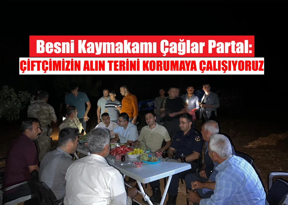 Partal: Çiftçimizin alın terini korumaya çalışıyoruz