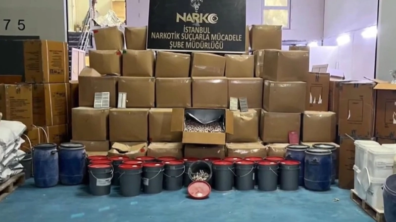 İstanbul’da 4 milyon uyuşturucu hap ele geçirildi