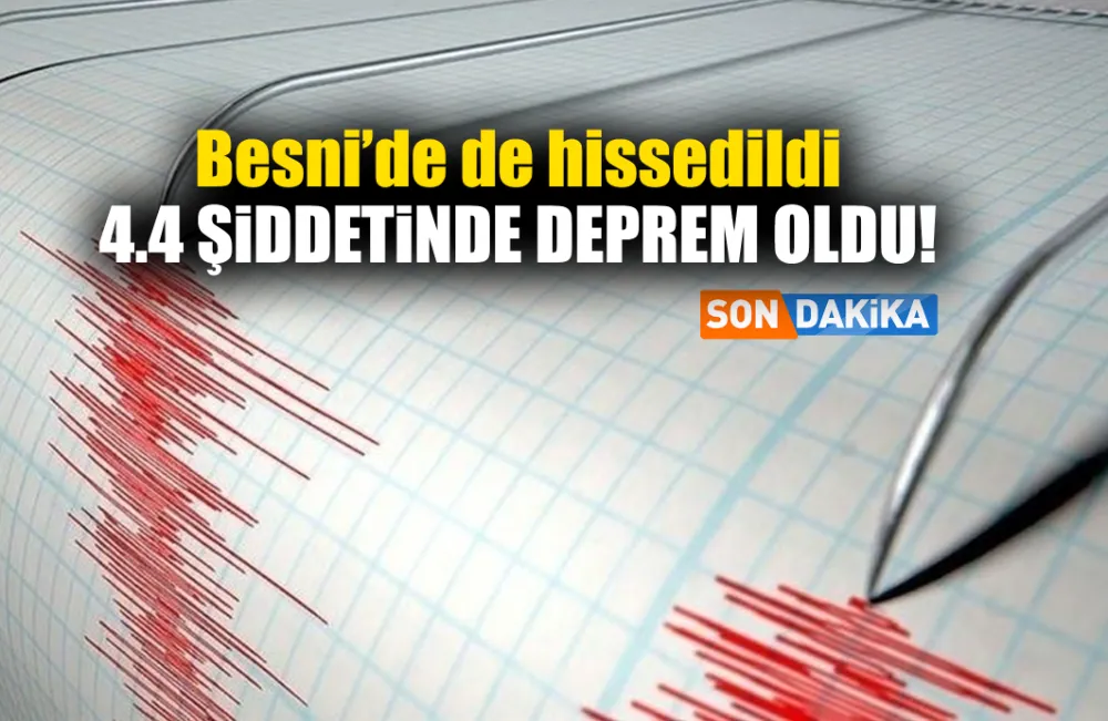 4.4 ŞİDDETİNDE DEPREM OLDU!