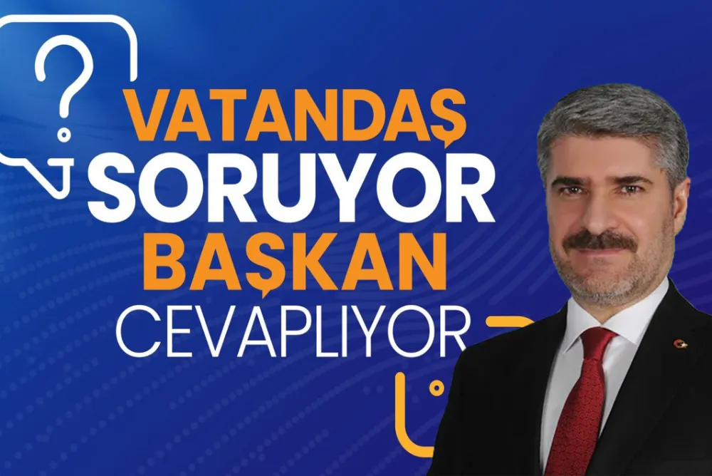 Vatandaş soracak Başkan Alkan cevaplayacak
