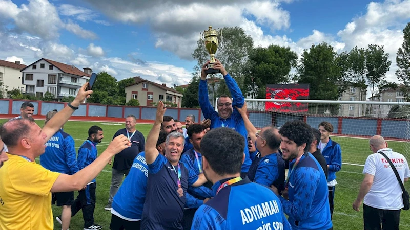 Adıyaman İşitme Engelliler Futbol Takımı Türkiye üçüncüsü oldu 