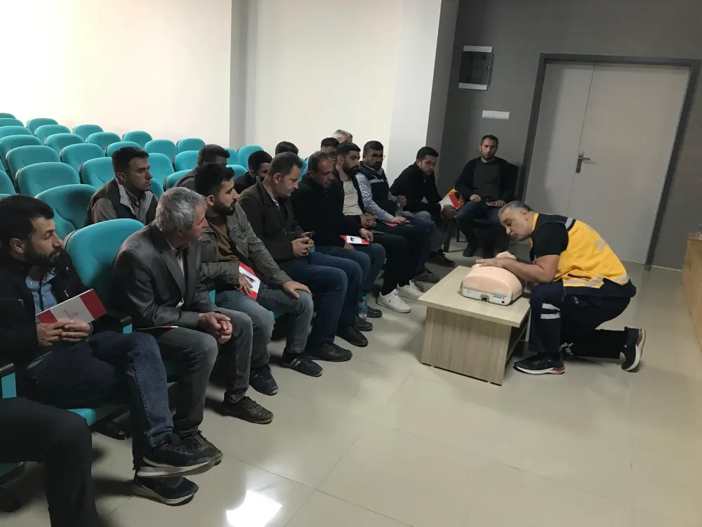 Çelikhan’da ilk yardım eğitimi düzenlendi