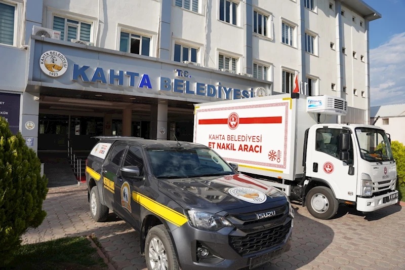 Kahta Belediyesi araç filosunu genişletti 