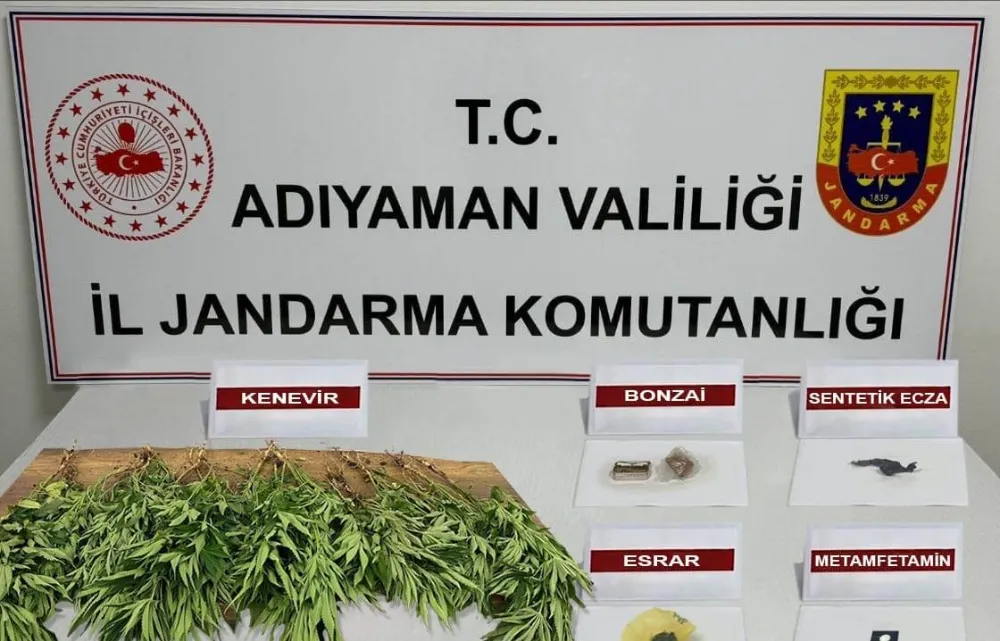 Adıyaman genelinde uyuşturucu operasyonu: 15 gözaltı