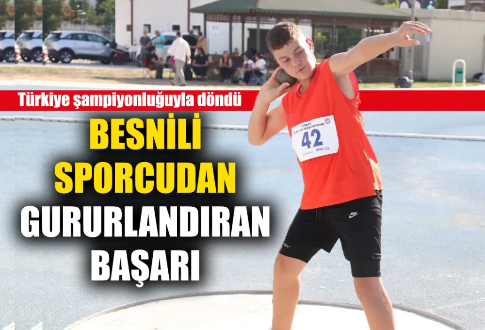 BESNİLİ SPORCUDAN GURURLANDIRAN BAŞARI