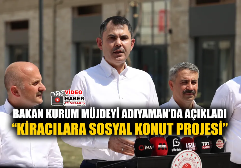 Bakan Kurum’dan müjde: ‘Kiracılara sosyal konut projesi’  - Videolu Haber
