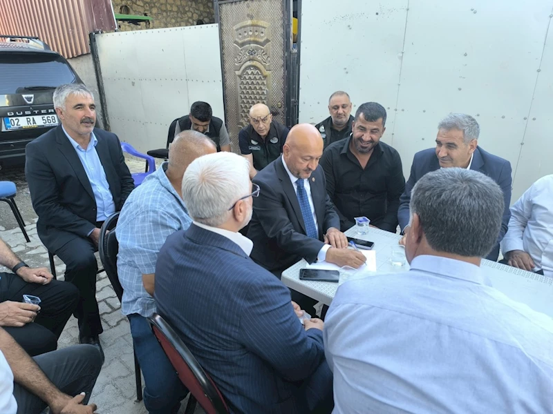 AK Parti Milletvekili Resul Kurt’tan Gerger ve Kahta’da Yoğun Ziyaret Programı 