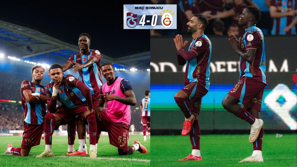Trabzonspor’dan Galatasaray’a dört gol: Salah üç golle yıldızlaştı 