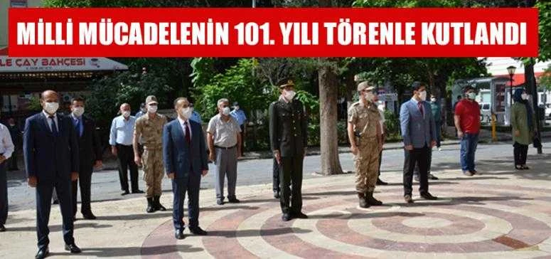MİLLİ MÜCADELENiN 101. YILI TÖRENLE KUTLANDI