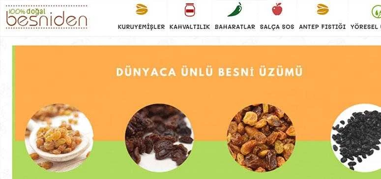 Besni Ürünleri “Sanal” Pazarda