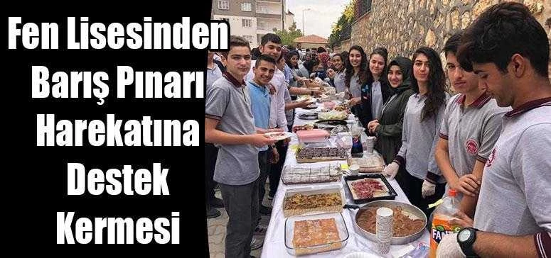 Besni Fen Lisesinden Barış Pınarı Harekatına Destek Kermesi