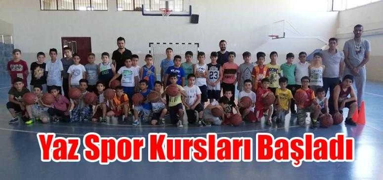 Yaz Spor Kursları Başladı