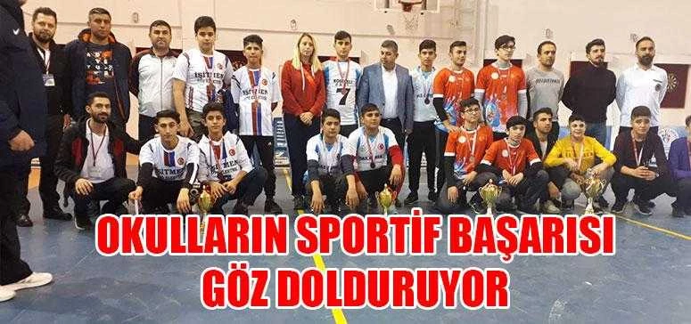 OKULLARIN SPORTİF BAŞARISI GÖZ DOLDURUYOR