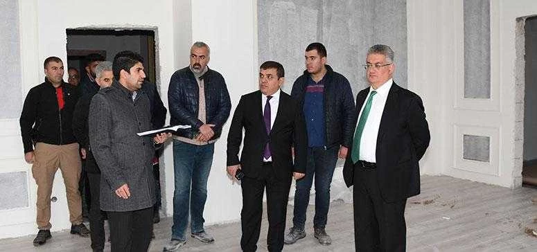 Vali Pekmez Hükümet Konağı İnşaatını İnceledi