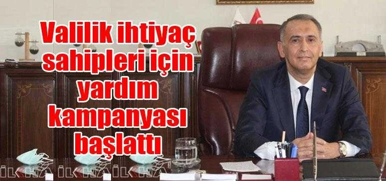 Valilik ihtiyaç sahipleri için yardım kampanyası başlattı